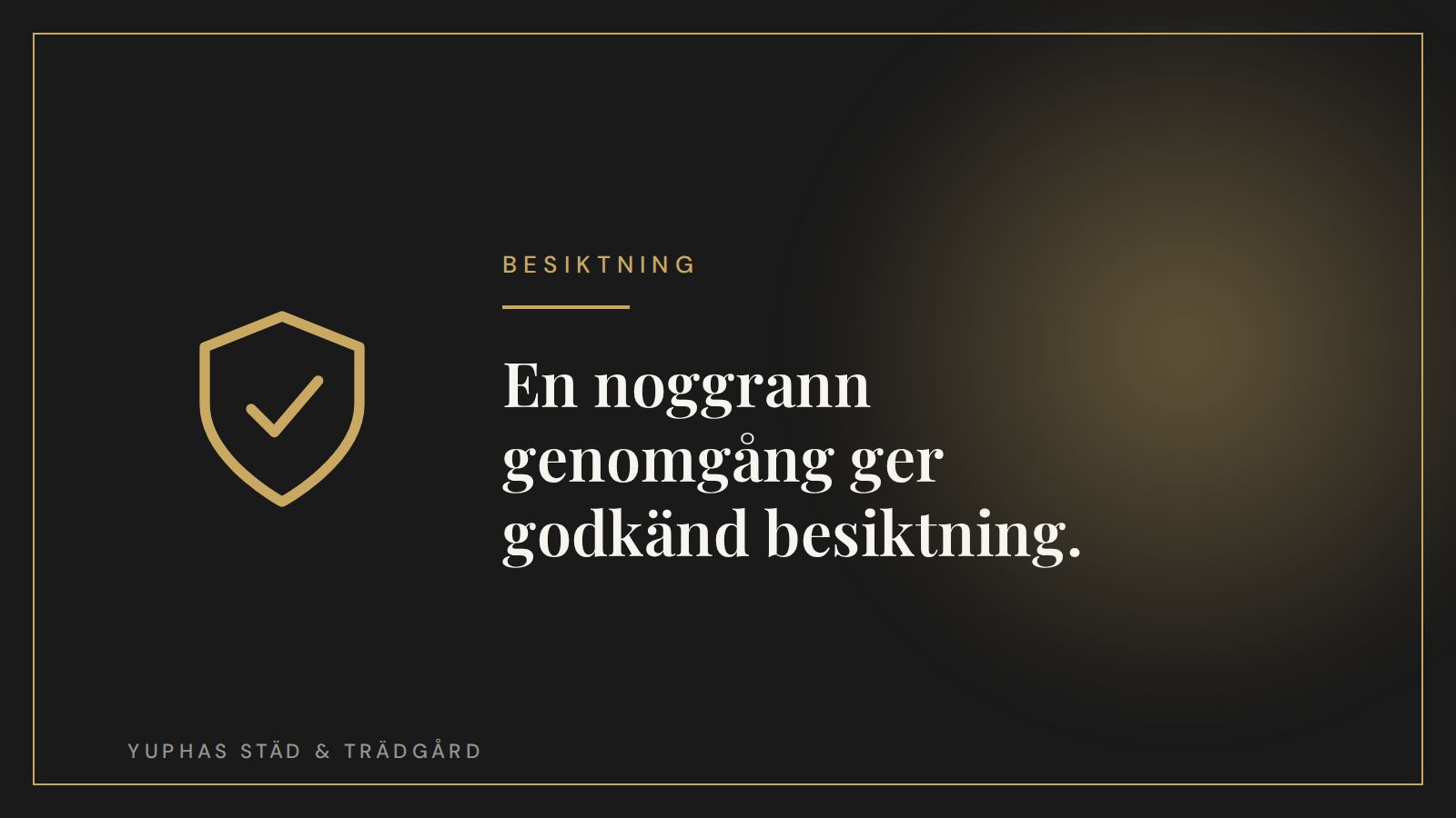 Godkänd besiktning efter flyttstädning